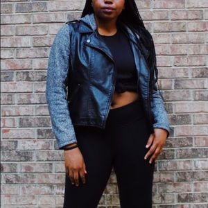 Black Faux Leather Jacket